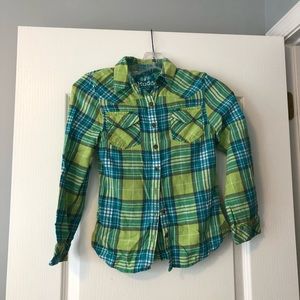 Girls flannel shirt